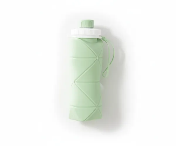 Green_Plastic_Water_Bottle_Premium_Silicone_Folding_Water_Cup_Portable_For_Everyone,_Kids_,_Man_And_Women