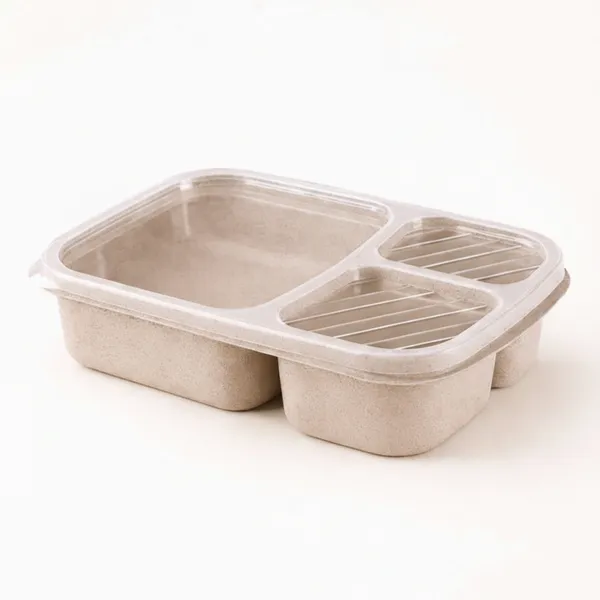 Beige_Plastic_Lunch_Box_Premium_Candy_Compartmented_Non-Odor_Lunch_Box_Four-Compartment_For_Everyone,_Kids_,_Man_And_Women