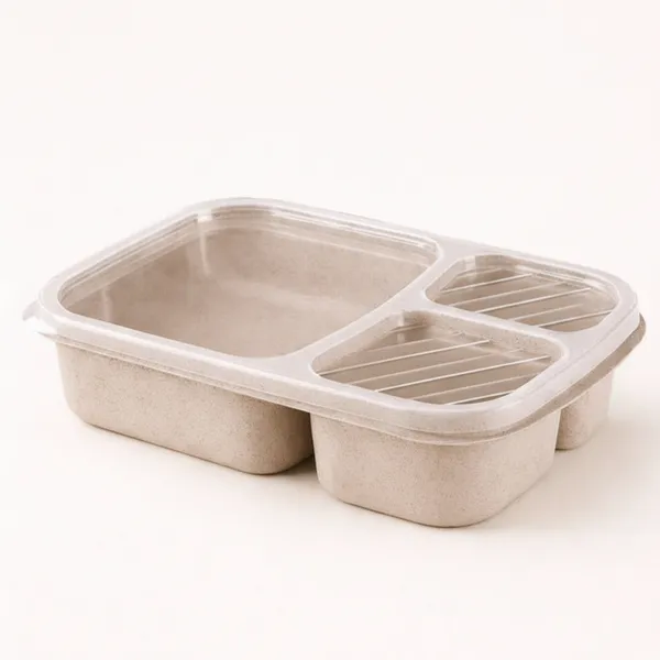 Beige_Plastic_Lunch_Box_Premium_Candy_Compartmented_Non-Odor_Lunch_Box_Four-Compartment_For_Everyone,_Kids_,_Man_And_Women