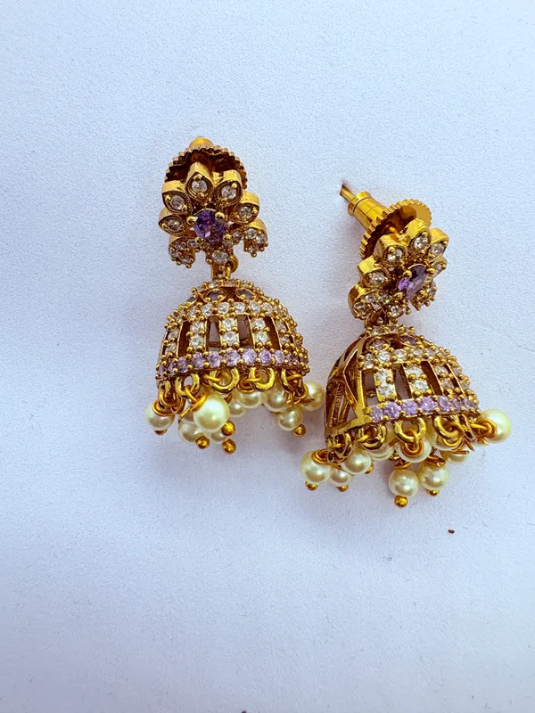 ALPIFY_–_Purple_Bloom_Pearl_Drop_Jhumka