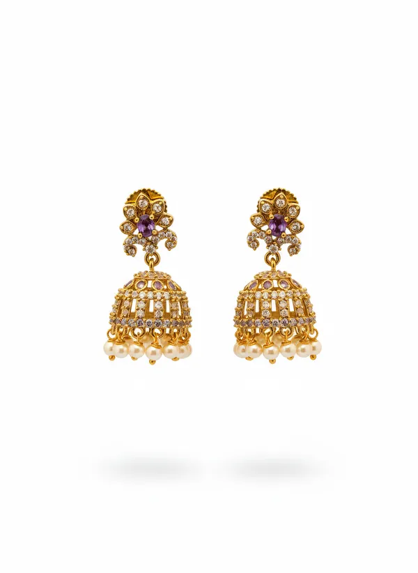 ALPIFY_–_Purple_Bloom_Pearl_Drop_Jhumka