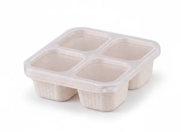 Beige_Plastic_Lunch_Box_Premium_Candy_Compartmented_Non-Odor_Lunch_Box_Four-Compartment_For_Everyone,_Kids_,_Man_And_Women