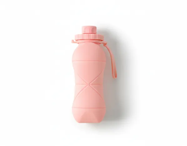 Pink_Plastic_Water_Bottle_Premium_Silicone_Folding_Water_Cup_Portable_For_Everyone,_Kids_,_Man_And_Women