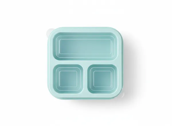 Green_Plastic_Lunch_Box_Premium_Candy_Compartmented_Non-Odor_Lunch_Box_Four-Compartment_For_Everyone,_Kids_,_Man_And_Women