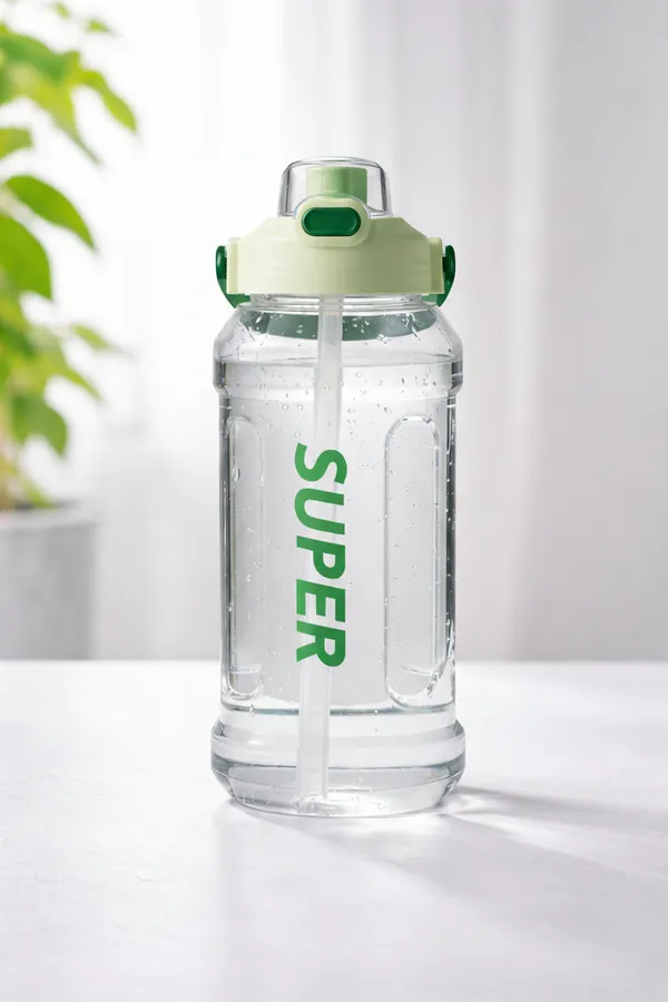 Green_Plastic_Water_Bottle_Premium_Large-Capacity_Water_Cup_For_Everyone,_Kids_,_Man_And_Women
