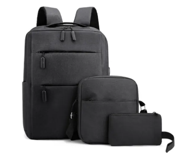 Black_Polyster_Oxford_Premium_Cross-Border_Casual_Men'S_Backpack_Three-Piece_Outdoor_Charging_For_Everyone,_Kids_,_Man_And_Women