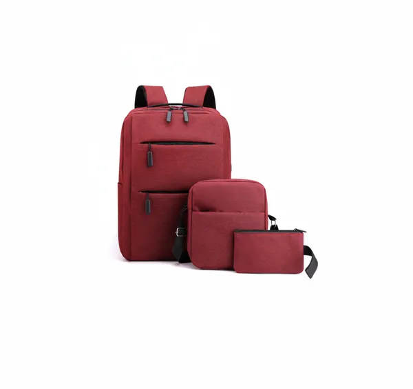 Red_Polyster_Oxford_Premium_Cross-Border_Casual_Men'S_Backpack_Three-Piece_Outdoor_Charging_For_Everyone,_Kids_,_Man_And_Women