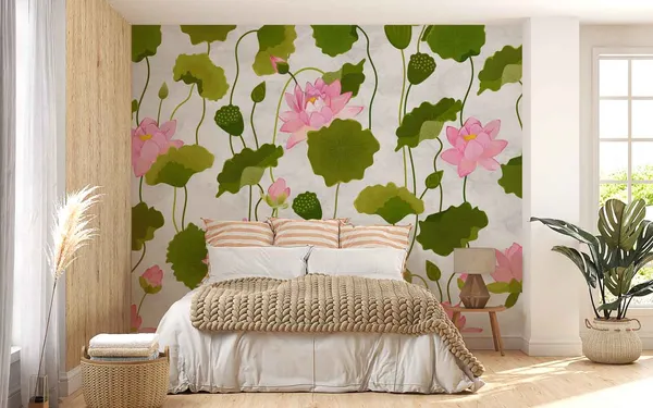 Lotus_Seamless_Flower_Pattern_Wallpaper
