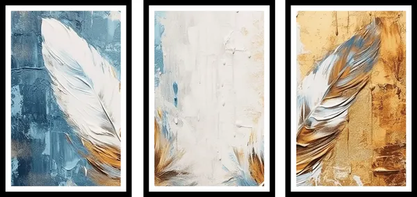 Triptych_3_Piece_Flower_Art_Frame