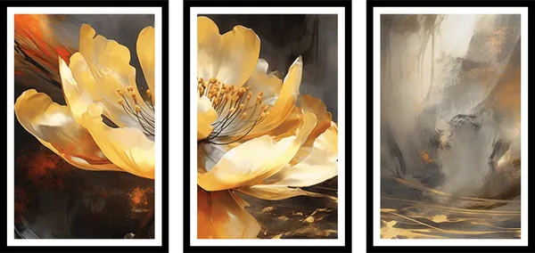 Decoration_Gold_3_Piece_Painting