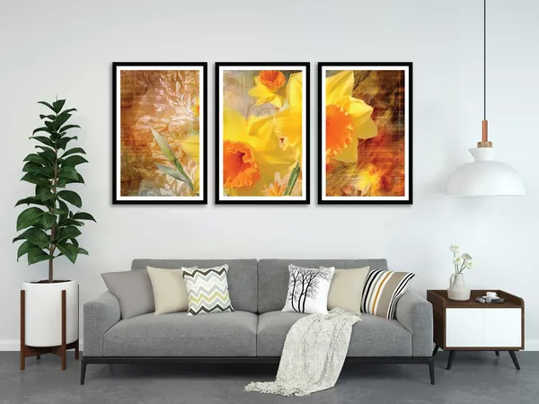 Gold_Tropical_3_Piece_Painting