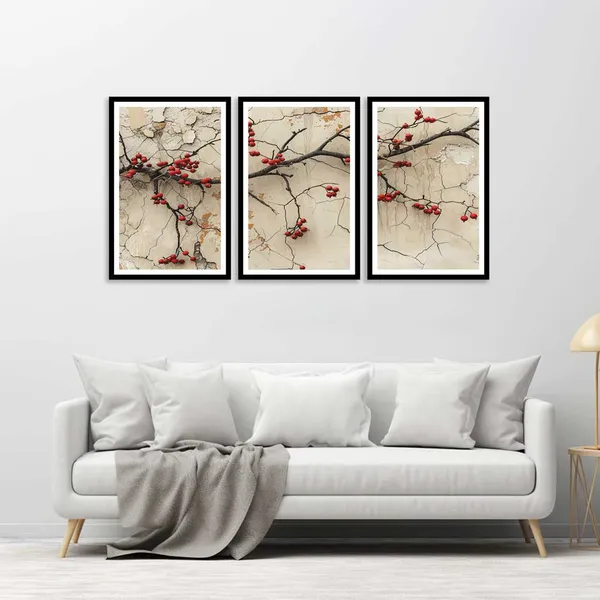 Red_Branches_3_Piece_Painting
