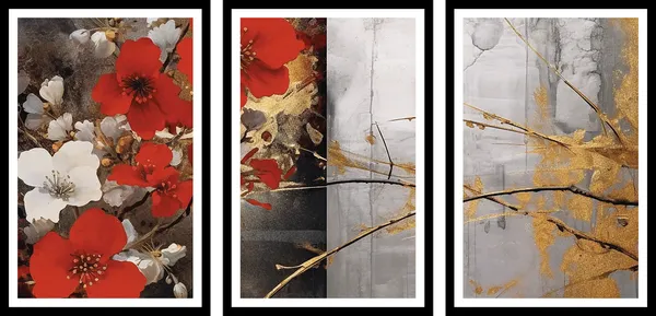Geometry_Flower_3_Piece_Frame