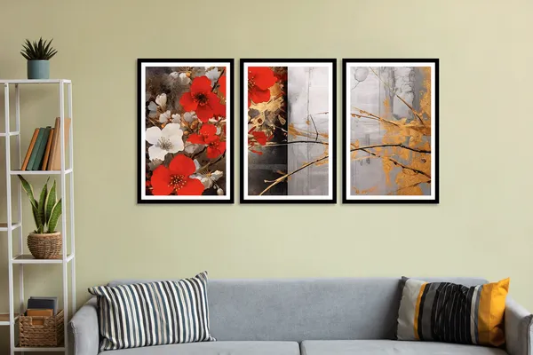Geometry_Flower_3_Piece_Frame