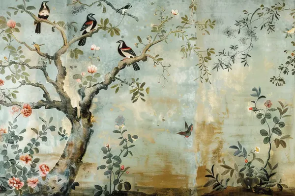 Chinoiserie_Peony_Blossom_Wallpaper
