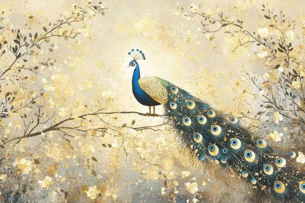 Chinoiserie_Peacock_and_Floral_Wallpaper