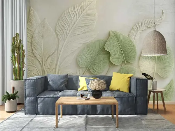 Soft_Foliage_Sculpture_Wallpaper
