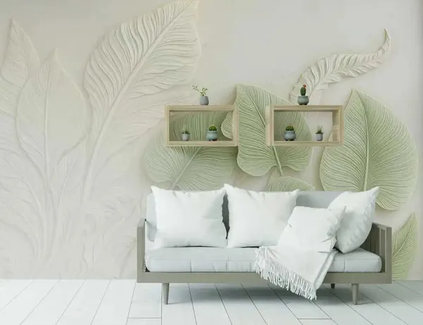 Soft_Foliage_Sculpture_Wallpaper
