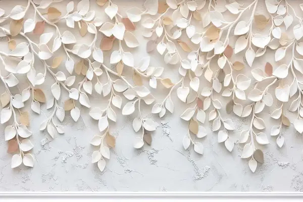 Sienna_and_White_Relief_Wallpaper