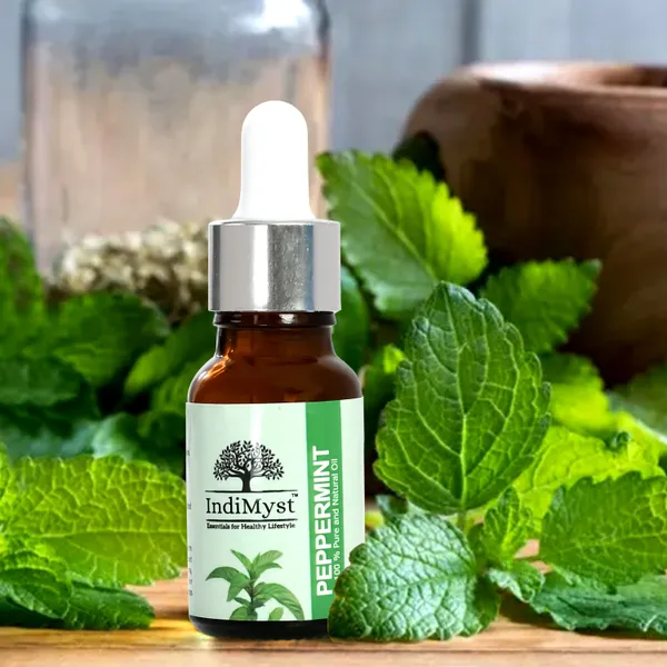 Indimyst_Peppermint_Camphor_Diffuser_Set_Aroma_Oil_Diffuser_Combo_Pack_Of_2_Essential_Oils_(15_Ml_Each)_&_A_Elegant_Flame_Diffuser/Humidifier_-_100%_Pure_Aromatherapy_Oils_(Peppermint_&_Camphor))_(2_X_15_Ml)