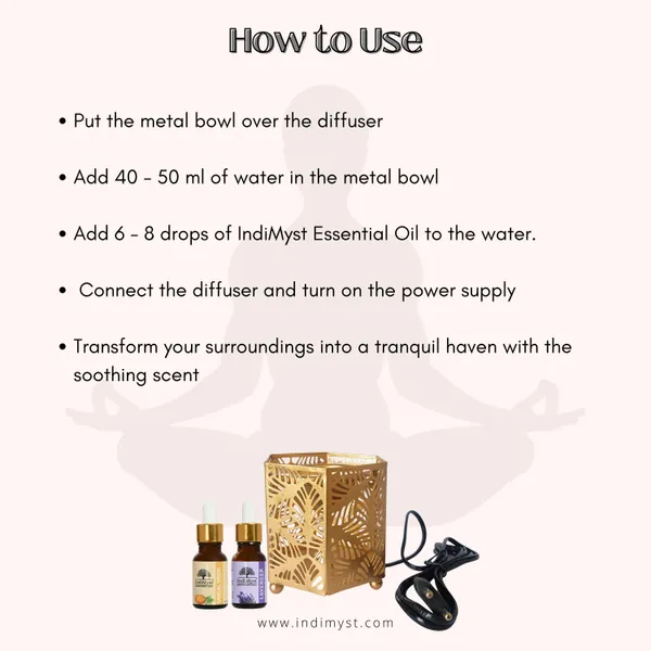 Essential_Oils_With_Moroccan_Style_Diffuser-100%_Natural_Aromatherapy|15_Ml_Each_(30_Ml)