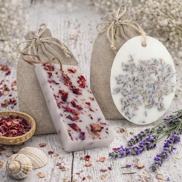 Handmade_Soy_Wax_Sachet_Rose_Lavender_Car_Freshener_Blocks_Handmade_Soy_Wax_Sachet_(2_X_1_Units)