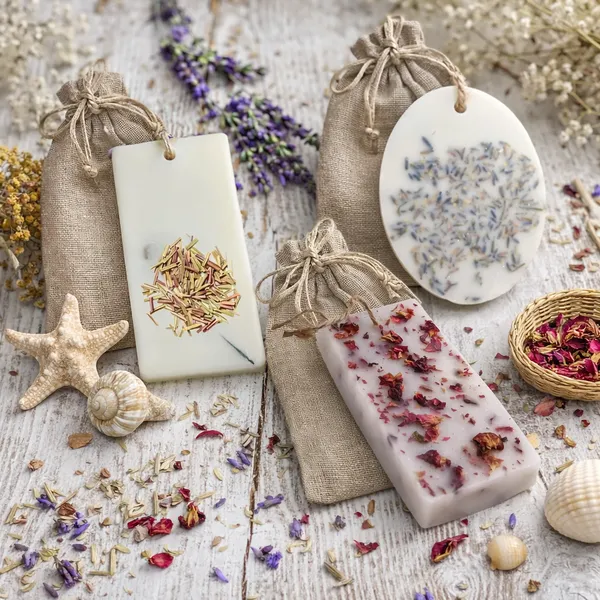 Handmade_Soy_Wax_Sachet_Rose_Lavender_Lemongrass_Car_Freshener_Blocks_Handmade_Soy_Wax_Sachet_(3_X_1_Units)