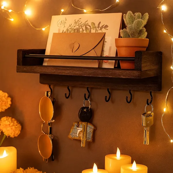 Key_Holder_for_Wall_9.5"_x_3.5"_x_2.5"_Small_Rustic_Wood_Key_Rack_with_6_Hooks_Decorative_Display_Keys_Hanger_Organizer_