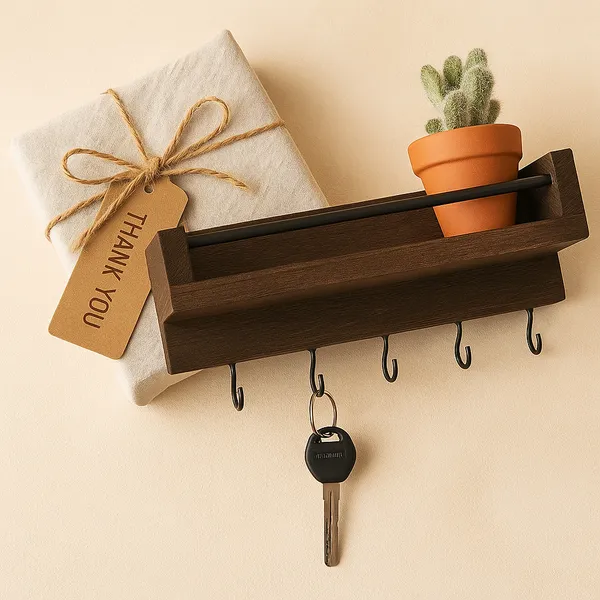 Key_Holder_for_Wall_9.5"_x_3.5"_x_2.5"_Small_Rustic_Wood_Key_Rack_with_6_Hooks_Decorative_Display_Keys_Hanger_Organizer_