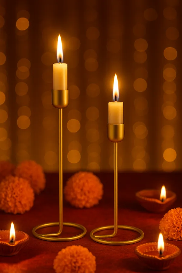 Gold_Metal_Taper_Candle_Holders_|_Tall_Minimalistic_Iron_Stands_for_Home_Decor,_Festive_Lighting_&_Table_Centerpieces