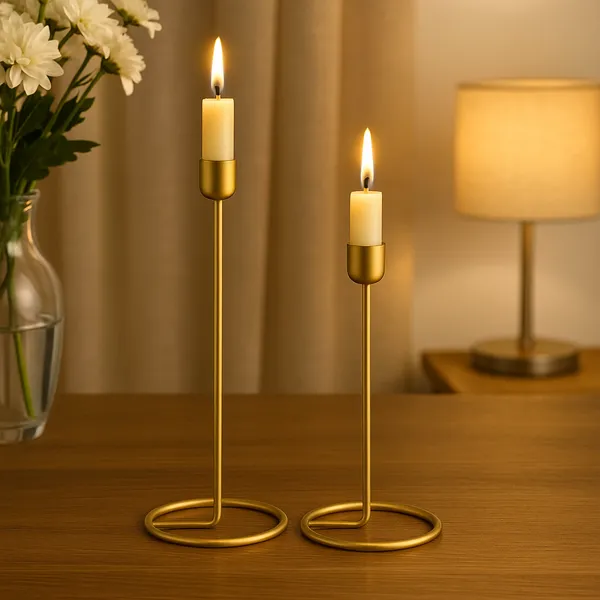 Gold_Metal_Taper_Candle_Holders_|_Tall_Minimalistic_Iron_Stands_for_Home_Decor,_Festive_Lighting_&_Table_Centerpieces