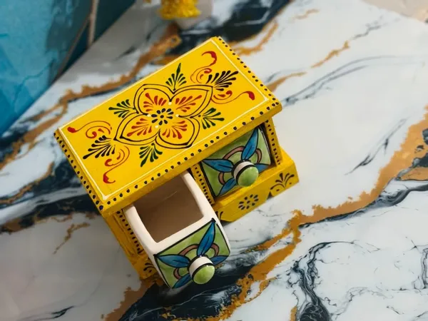 Multicolor_Rajasthani_Art_Hand-Painted_Blue_Wooden_Chest_With_2_Ceramic_Drawers_Ethnic_Mini_Storage_Organizer_For_Jewelry_&_Trinkets_For_Home_Decor(Lxbxh=_7X4X4.5_In)
