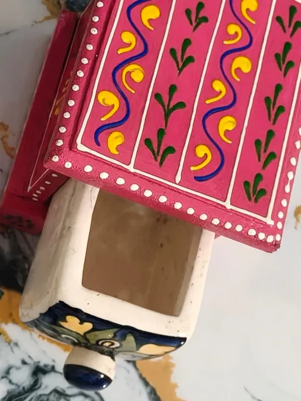 Multicolor_Rajasthani_Art_Hand-Painted_Blue_Wooden_Chest_With_1_Drawers_Ethnic_Mini_Storage_Organizer_For_Jewelry_&_Trinkets_For_Home_Decor(Lxbxh=_5X5X5_In)