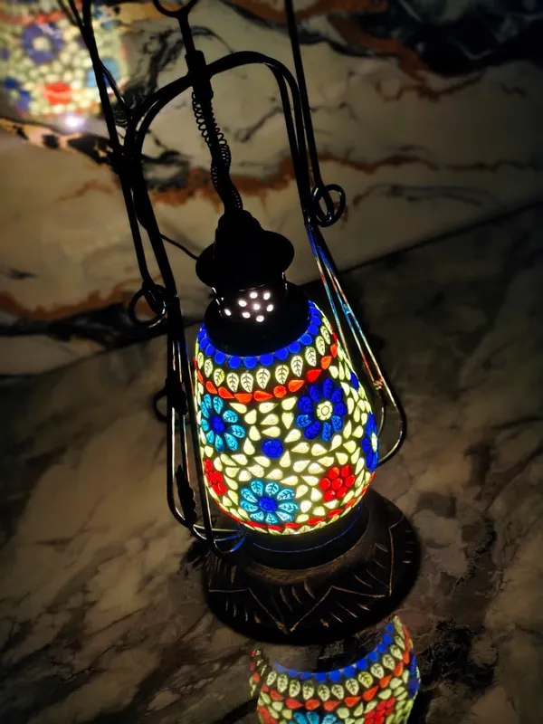 Black_Handcrafted_Mosaic_Glass_Table_Lamp_For_Home_Decor_Antique_Night_Lamp_For_Bedroom,_Living_Room_Flower_Design_Lantern_Light_Ethnic_Handmade_Art_Piece_(H17_X_B6_X_L6_In)