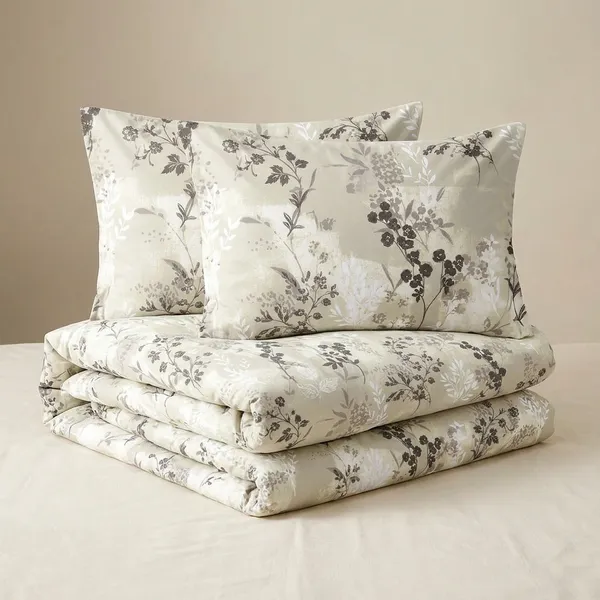 180_TC_100%_Cotton_Multicolor_Elegant_Floral_Print_King_Size_Bedsheet_with_Pillows