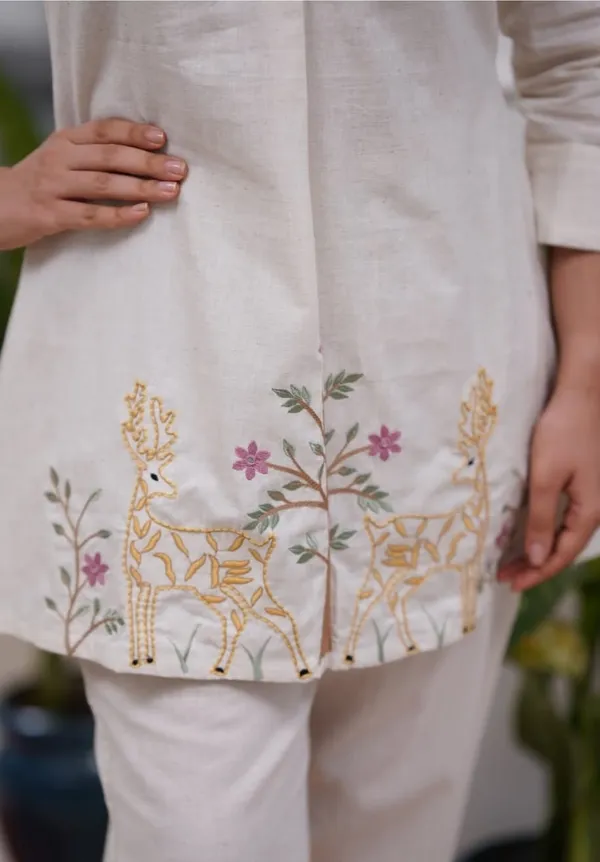 Off_White_Embroidered_Co-Ord_Set_For_Women_For_Women