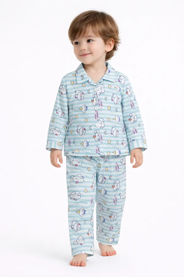 Dreamy_Puppy_Stripe_Night_Suit_Set