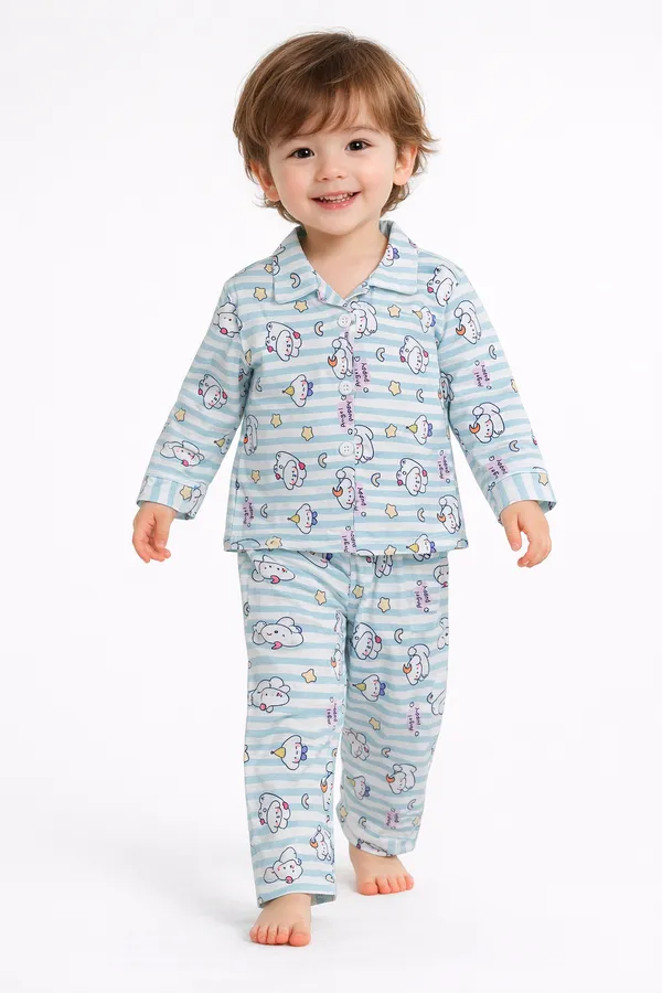 Dreamy_Puppy_Stripe_Night_Suit_Set