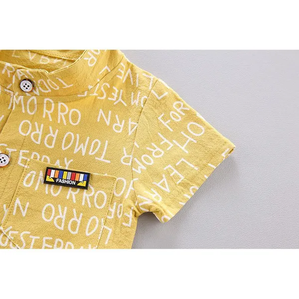 Sunny_Yellow_Printed_Shirt_&_Beige_Shorts_Co-ord_Set