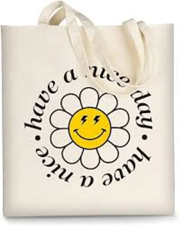 White_Canvas_Fabric_Hand_Tote_Bag_For_Women