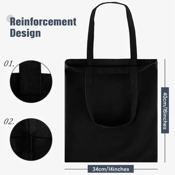 Black_Canvas_Fabric_Hand_Tote_Bag_For_Women