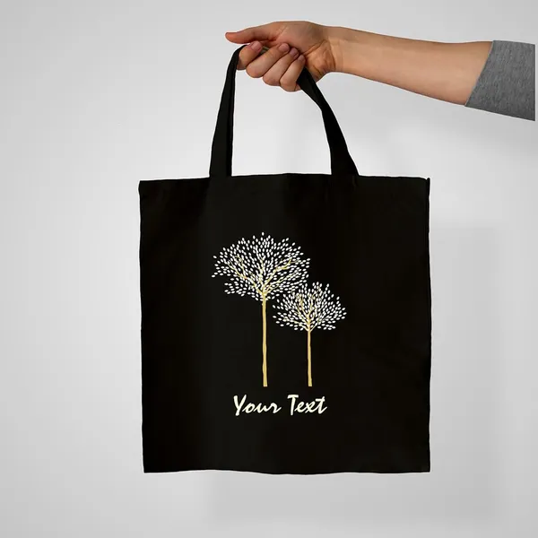 Black_Canvas_Fabric_Hand_Tote_Bag_For_Women