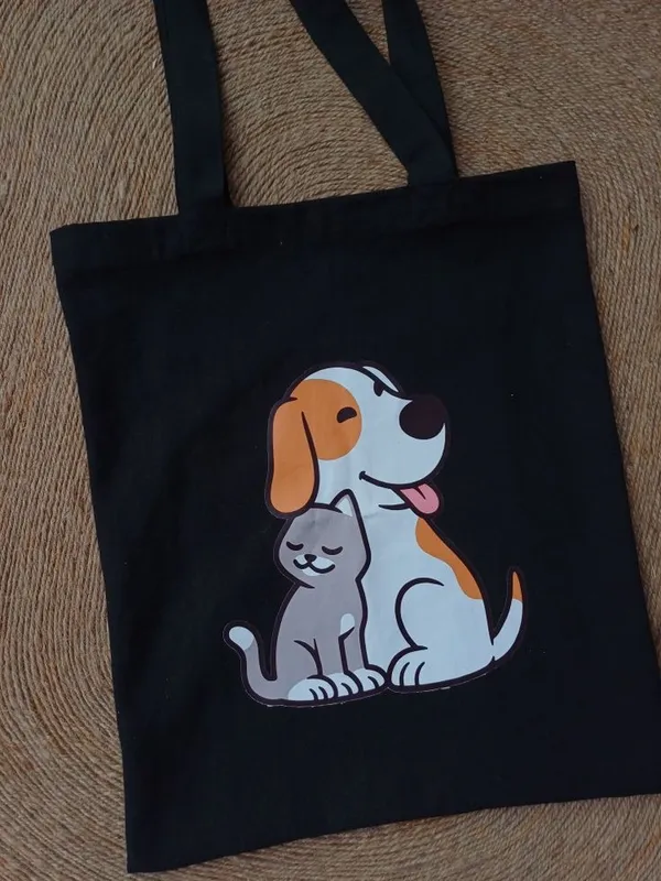 Black_Canvas_Fabric_Hand_Tote_Bag_For_Women