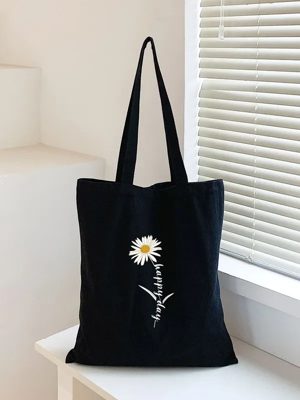 Black_Canvas_Fabric_Hand_Tote_Bag_For_Women