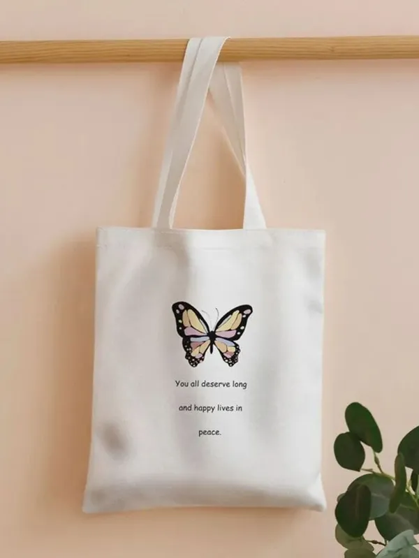 White_Canvas_Fabric_Hand_Tote_Bag_For_Women