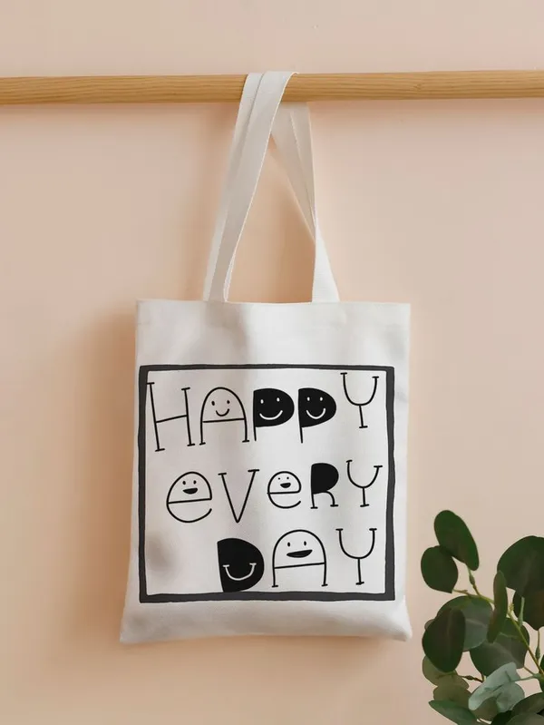 White_Canvas_Fabric_Hand_Tote_Bag_For_Women