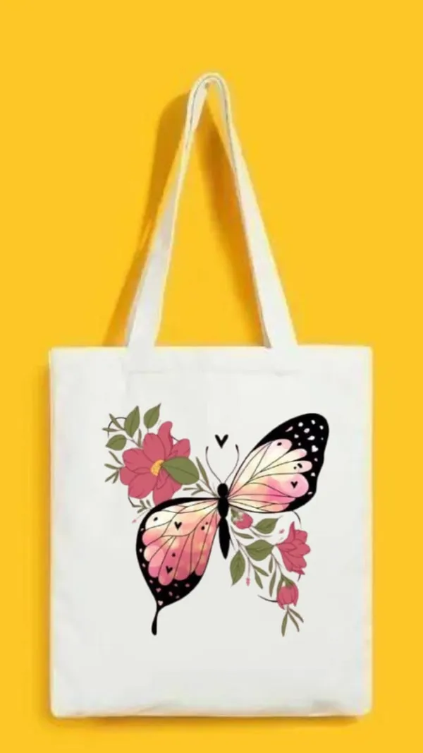 White_Canvas_Fabric_Hand_Tote_Bag_For_Women