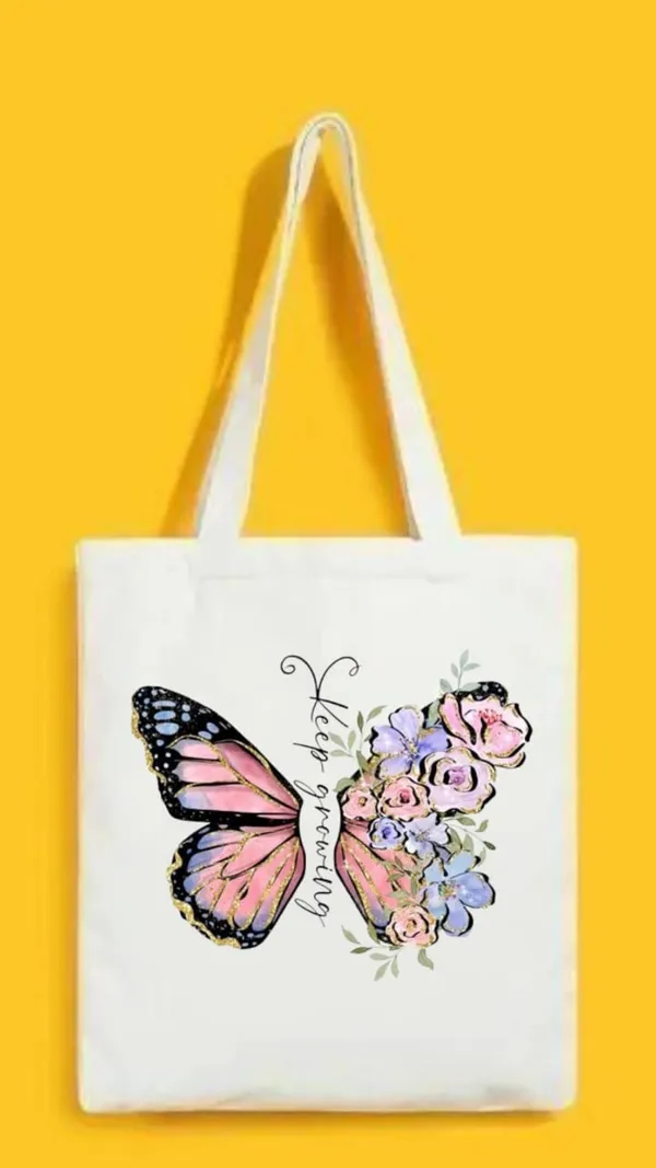 White_Canvas_Fabric_Hand_Tote_Bag_For_Women