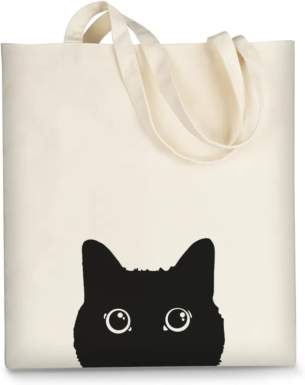 White_Canvas_Fabric_Hand_Tote_Bag_For_Women