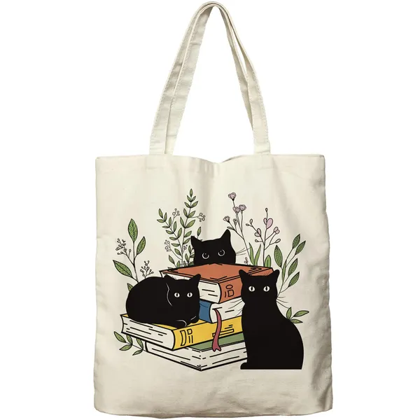 White_Canvas_Fabric_Hand_Tote_Bag_For_Women